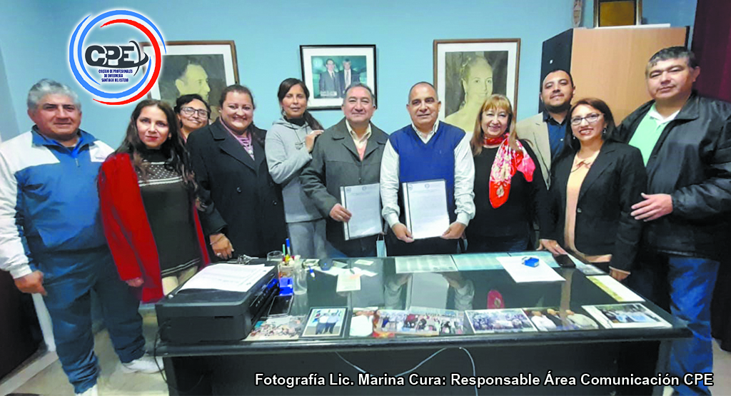 El CPE firmó convenio con ATSA, delegación Santiago del Estero.
